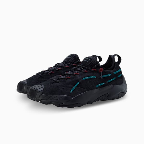 Plexus Unisex Sneakers, Puma Black-Varsity Green, extralarge-IND