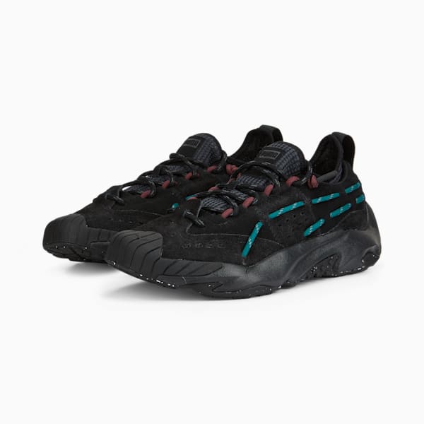 Tenis Plexus, Puma Black-Varsity Green, extralarge