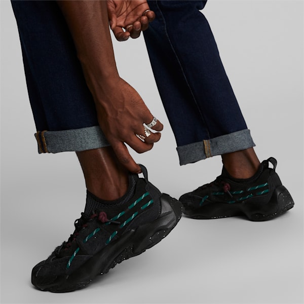 Tenis Plexus, Puma Black-Varsity Green, extralarge