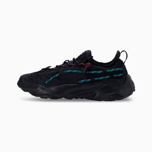 Plexus Unisex Sneakers, Puma Black-Varsity Green, extralarge-IND