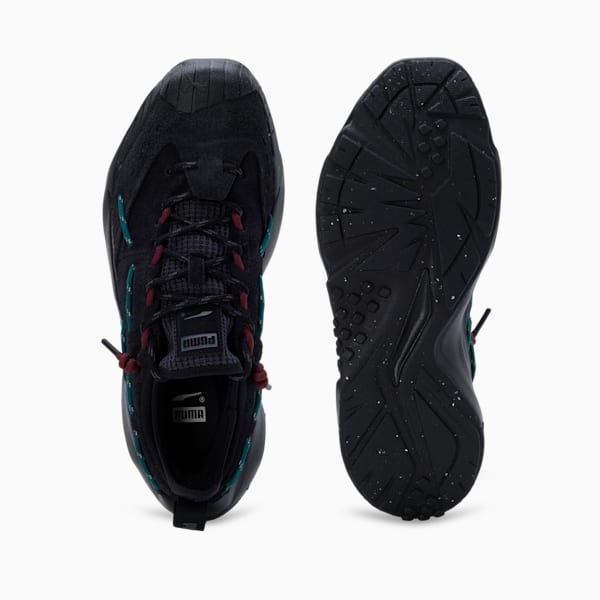 Plexus Unisex Sneakers, Puma Black-Varsity Green, extralarge-IND