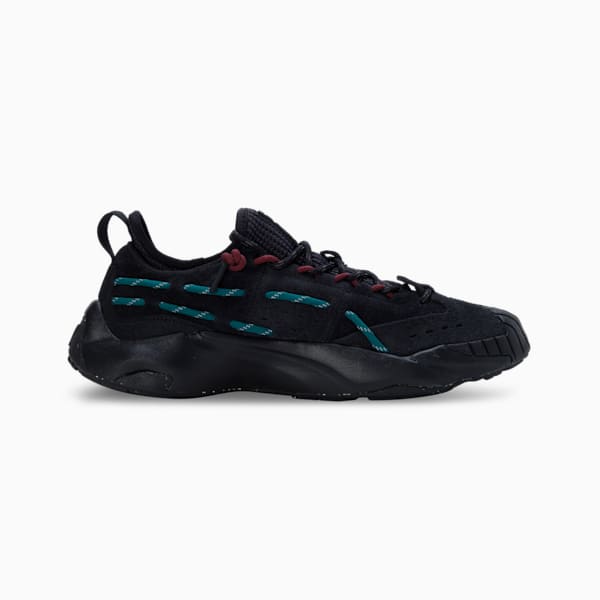Plexus Unisex Sneakers, Puma Black-Varsity Green, extralarge-IND