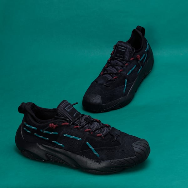 Plexus Sneakers, Puma Black-Varsity Green, extralarge-IND