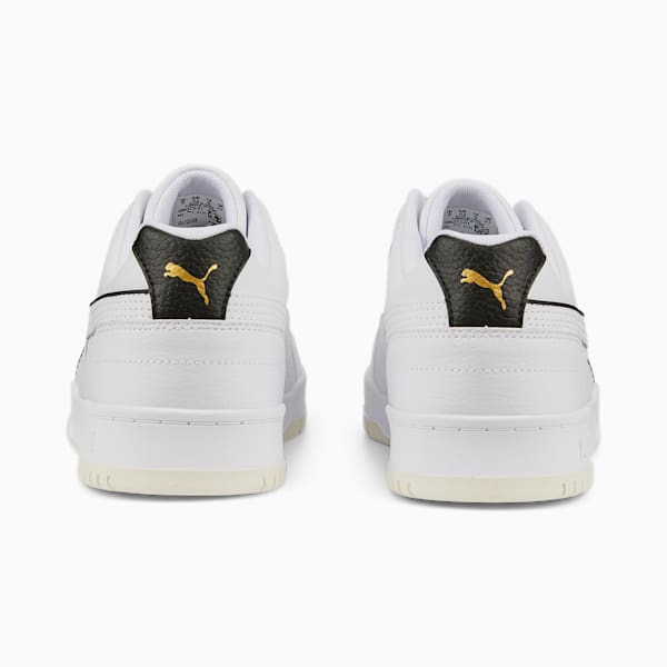 RBD Game Low Unisex Sneakers, Puma White-Puma Black-Puma Team Gold, extralarge-IND