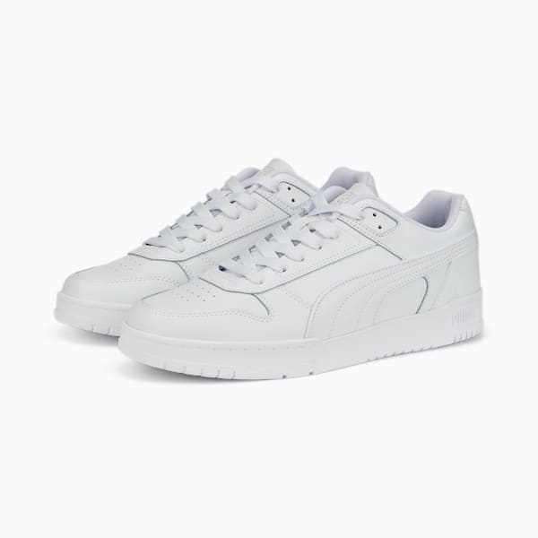 RBD Game Low Unisex Sneakers, Puma White-Puma White-Puma Team Gold, extralarge-IND