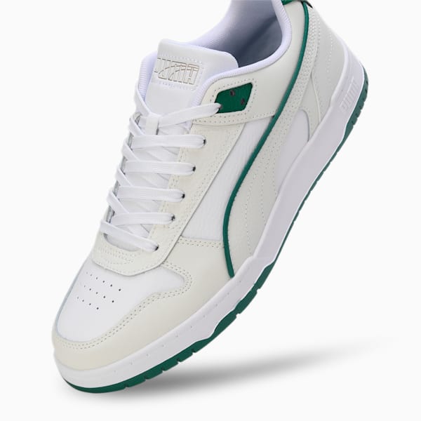 RBD Game Low Unisex Sneakers, PUMA White-Vapor Gray-Vine-PUMA Gold, extralarge-IND