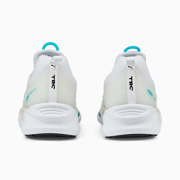 TRC Blaze Moulded Unisex Sneakers, Puma White-Deep Aqua, extralarge-IND