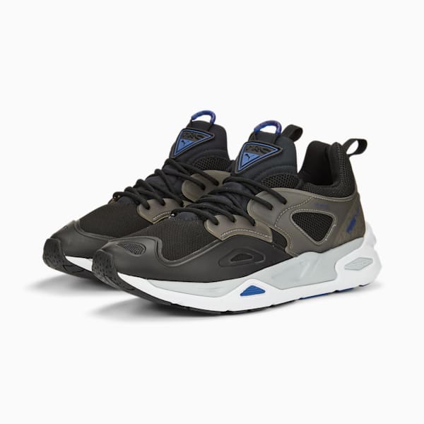 TRC Blaze Moulded Unisex Sneakers, Puma Black-Blazing Blue, extralarge-IND