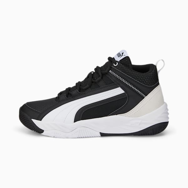 Rebound Future Evo Core Unisex Sneakers, Puma Black-Puma White, extralarge-IND