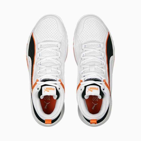 Rebound Future Evo Core Sneakers, PUMA White-PUMA Black-Ultra Orange, extralarge