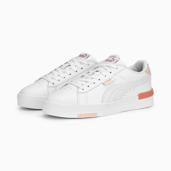 Jada Renew Women's Sneakers, PUMA White-Rose Dust-Hibiscus Flower-Copper Rose, extralarge