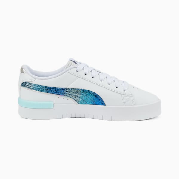 Jada Night Out Women's Sneakers, Puma White-Puma Royal-Puma Silver-Light Aqua, extralarge-IND