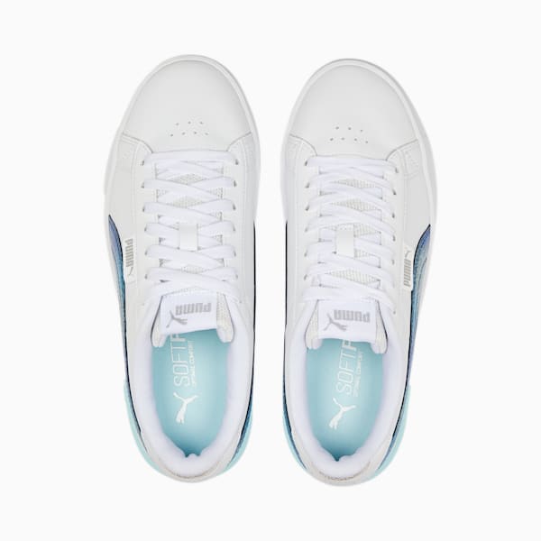 Jada Night Out Women's Sneakers, Puma White-Puma Royal-Puma Silver-Light Aqua, extralarge-IND