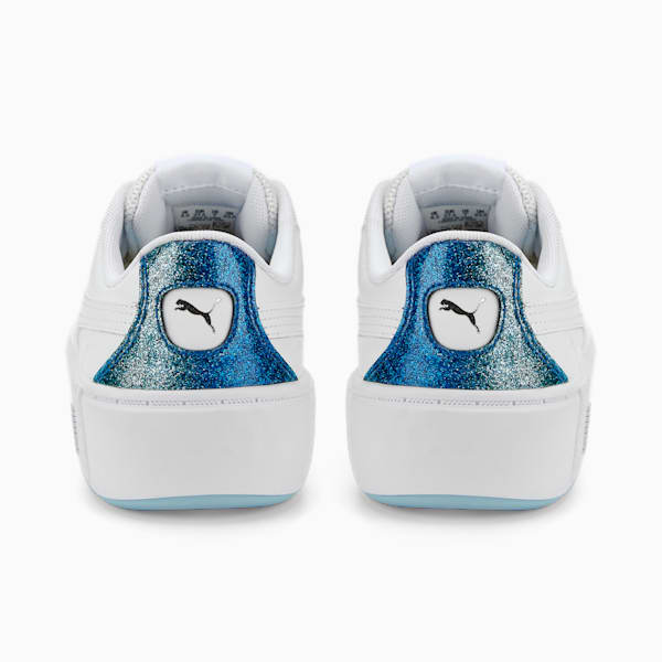 Smash Platform v2 Night Out Women's Sneakers, Puma White-Puma White, extralarge-IND