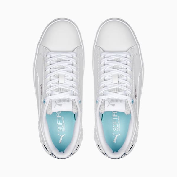 Smash Platform v2 Night Out Women's Sneakers, Puma White-Puma White, extralarge-IND