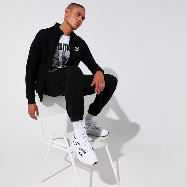 TRC Blaze Chance Unisex Sneakers, Puma White-Puma Black, extralarge-IND