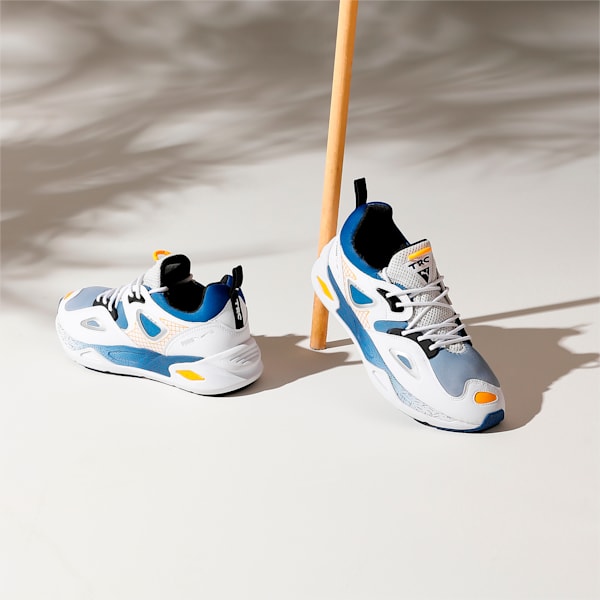 TRC Blaze Memphis Unisex Sneakers, Puma White-Blazing Blue, extralarge-IND