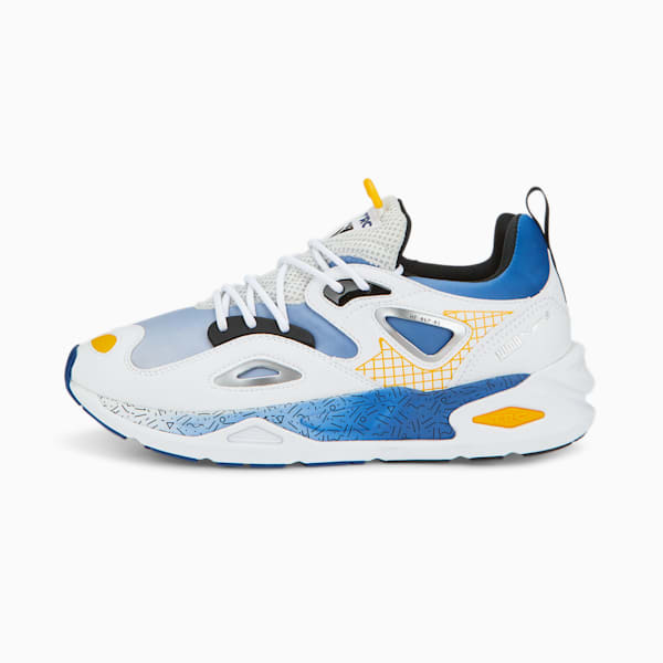 TRC Blaze Memphis Unisex Sneakers, Puma White-Blazing Blue, extralarge-IND