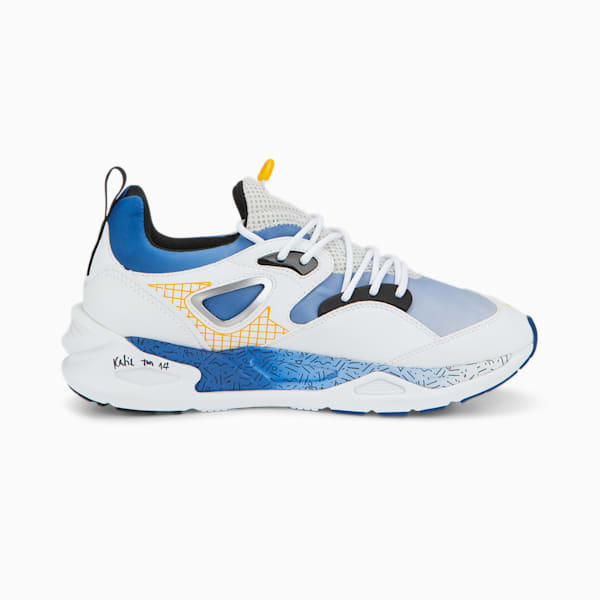 TRC Blaze Memphis Unisex Sneakers, Puma White-Blazing Blue, extralarge-IND