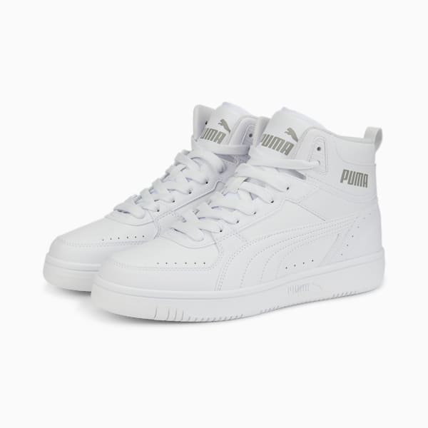 Tenis para hombre Rebound Joy Wide, Puma White-Puma White-Limestone, extralarge