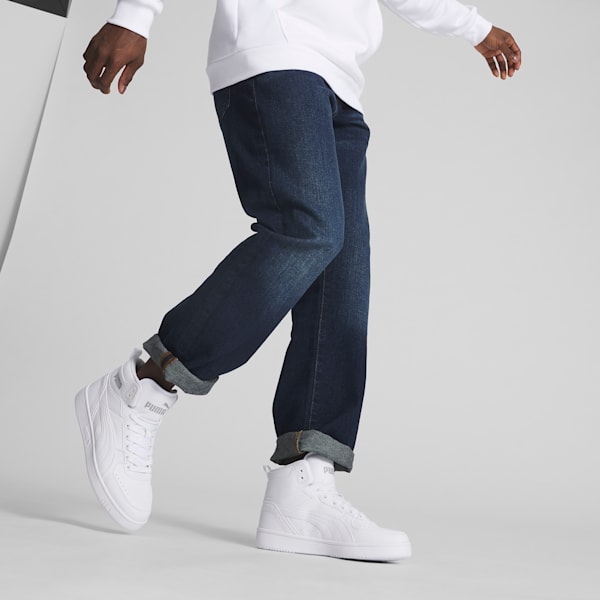 Tenis para hombre Rebound Joy Wide, Puma White-Puma White-Limestone, extralarge