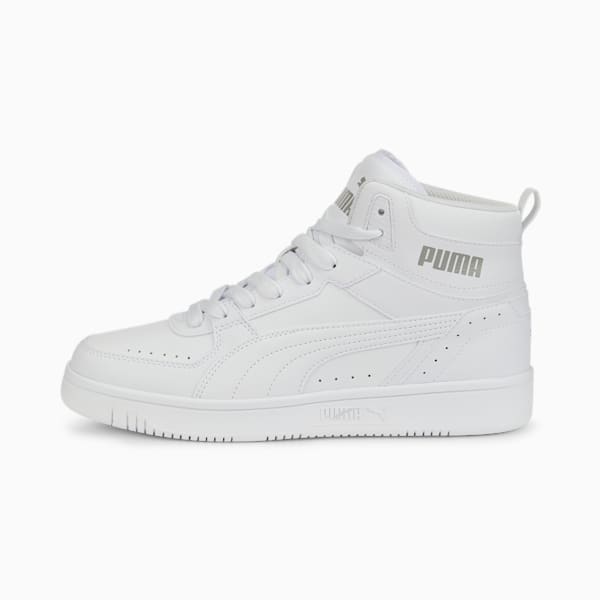 Tenis para hombre Rebound Joy Wide, Puma White-Puma White-Limestone, extralarge