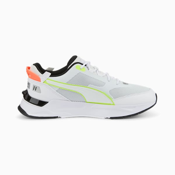 Mirage Sport Tech Laser Tag Sneakers, Puma White-Lime Squeeze, extralarge-IND