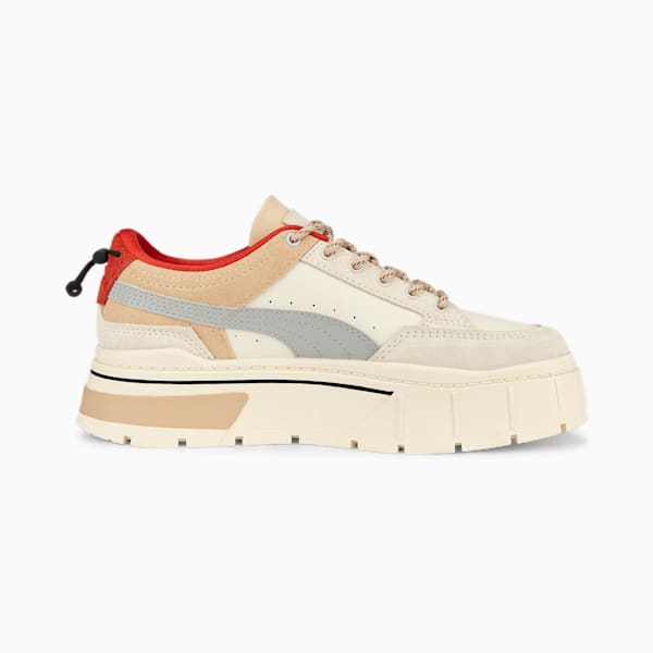 Mayze Stack Retro Grade Women's Sneakers, Vaporous Gray, extralarge-IND
