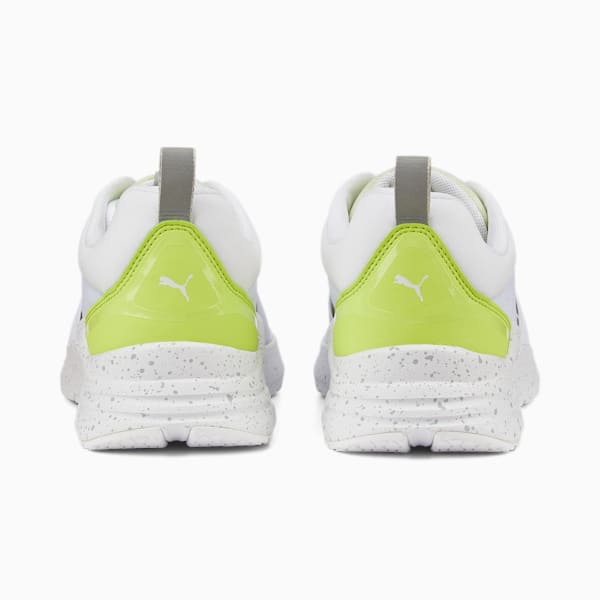 Wired Run-In-Motion Sneakers, Puma White-Light Lime, extralarge-IND