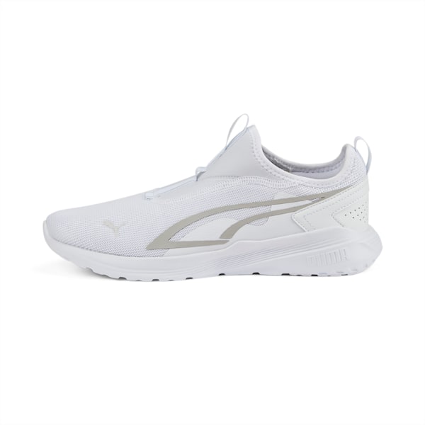 All-Day Active Slipon Unisex Sneakers, Puma White-Gray Violet, extralarge-IND
