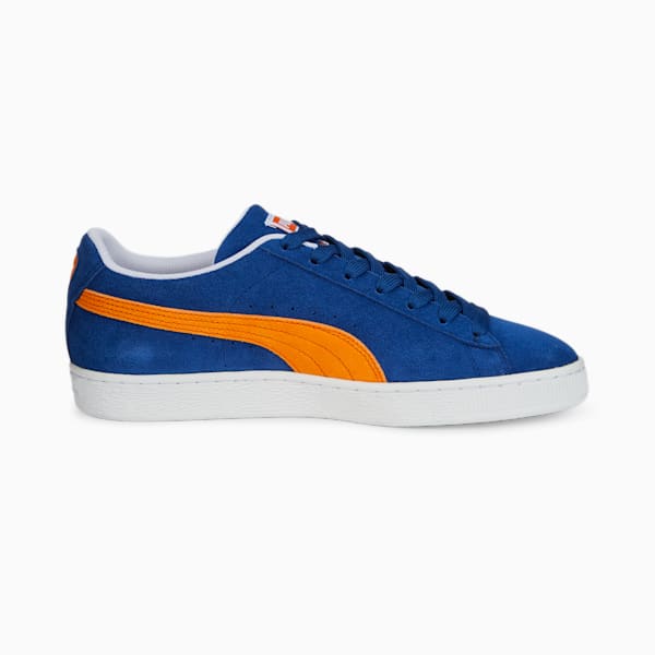 Zapatos deportivos Suede Teams II, Blazing Blue-Vibrant Orange-Puma White