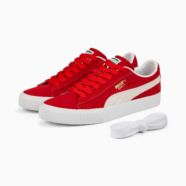 ユニセックス スケートボード スウェード バルク スニーカー, High Risk Red-Puma White, extralarge-JPN