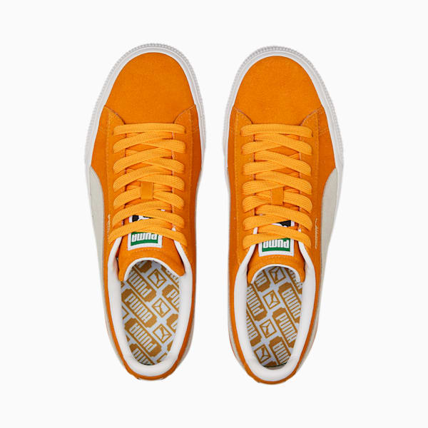 ユニセックス スケートボード スウェード バルク スニーカー, Apricot-Puma White