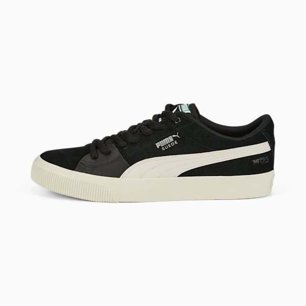 ユニセックス スケートボード スウェード ニトロ OG スニーカー, Puma Black-Whisper White, extralarge-JPN