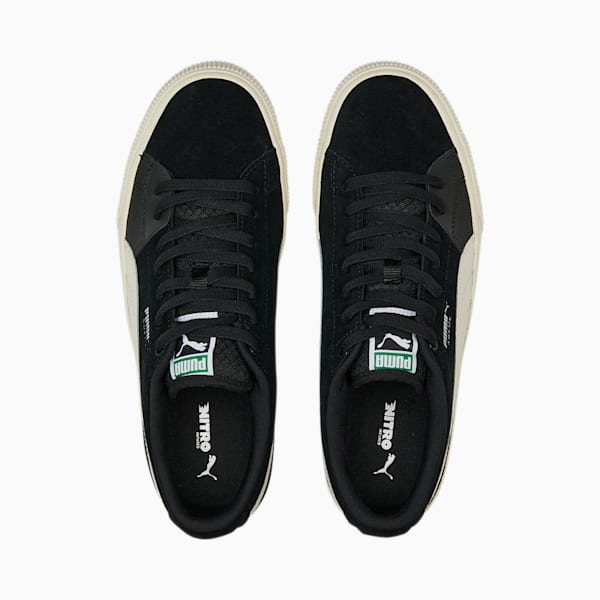 ユニセックス スケートボード スウェード ニトロ OG スニーカー, Puma Black-Whisper White, extralarge-JPN