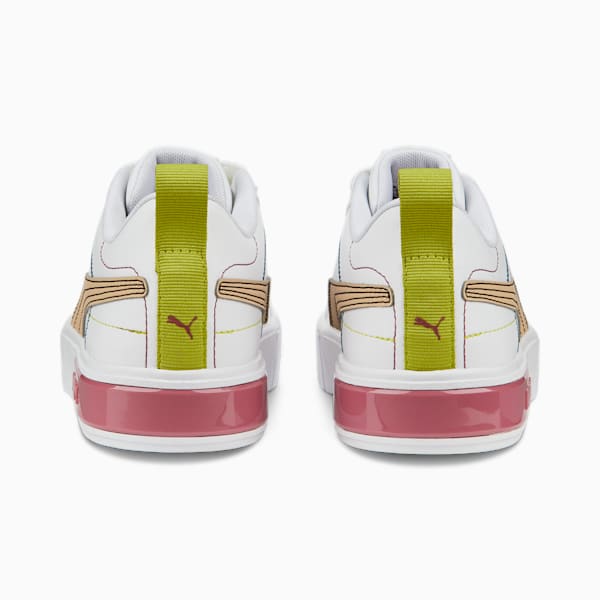 Cali Star Pierced Women's Sneakers, Puma White-Dusty Orchid, extralarge-IND