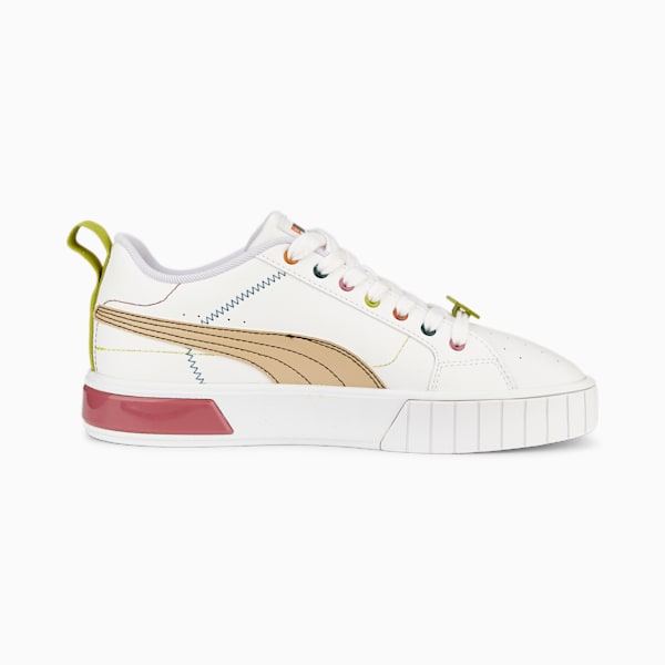 Cali Star Pierced Women's Sneakers, Puma White-Dusty Orchid, extralarge-IND