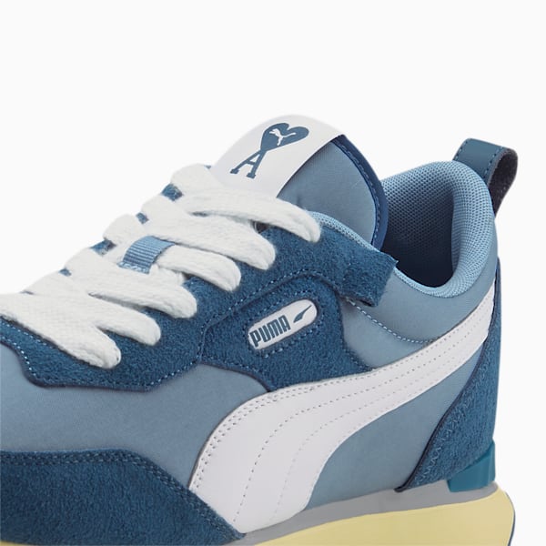 ユニセックス PUMA x AMI ライダー FV スニーカー, Stellar-Puma White-Faded Denim