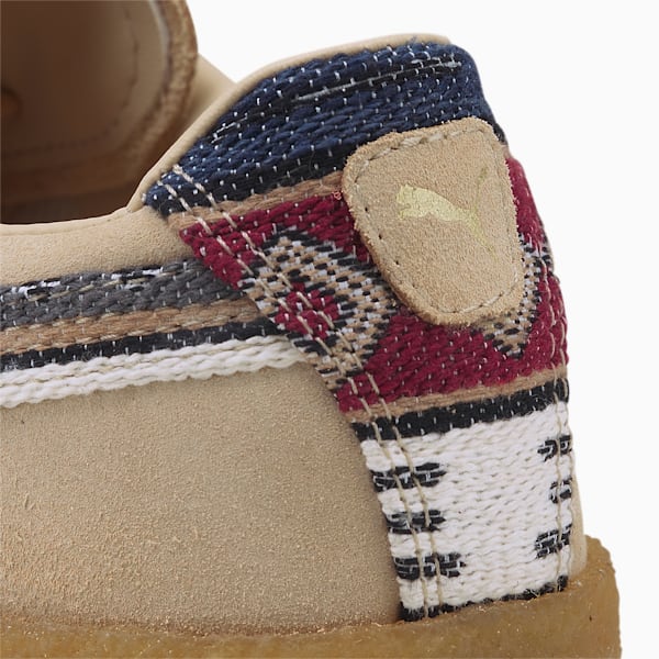 Suede Crepe Southwest Sneakers, Light Sand