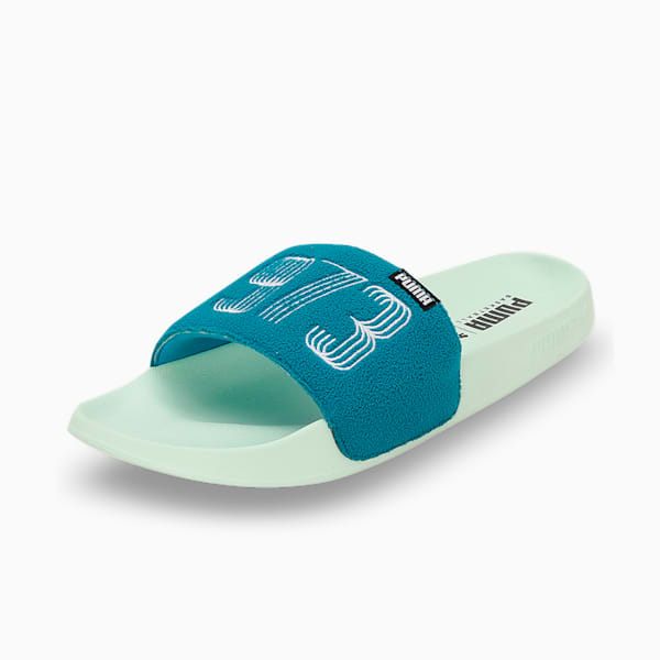 Teal puma slides clearance