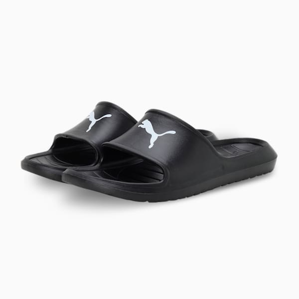 Divecat V2 Lite Cat Slides, Puma Black-Puma White, extralarge-IND