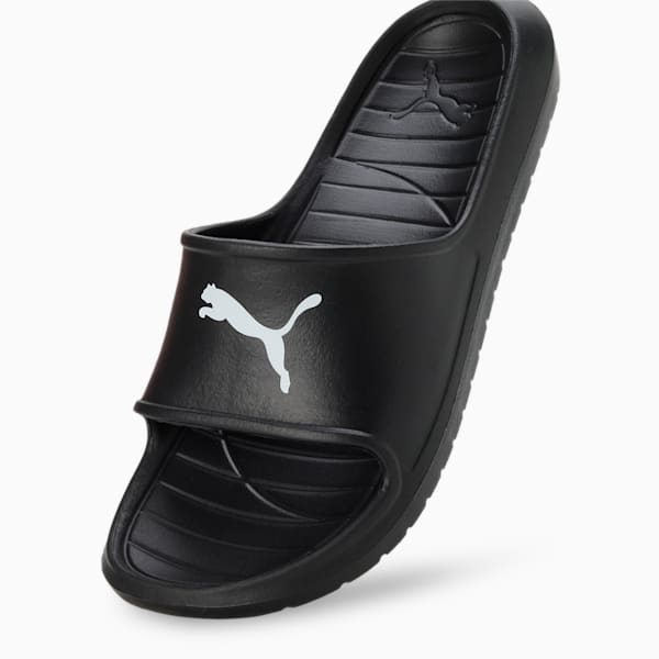 Divecat V2 Lite Cat Slides, Puma Black-Puma White, extralarge-IND
