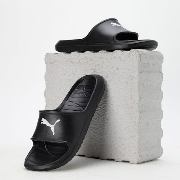 Divecat V2 Lite Cat Slides, Puma Black-Puma White, extralarge-IND