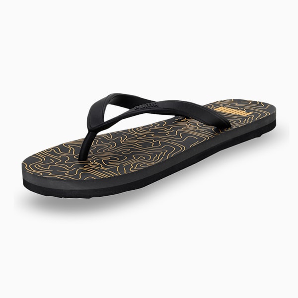 Sway V2 Men's Sandals, Puma Black-Dark Shadow-Spectra Yellow