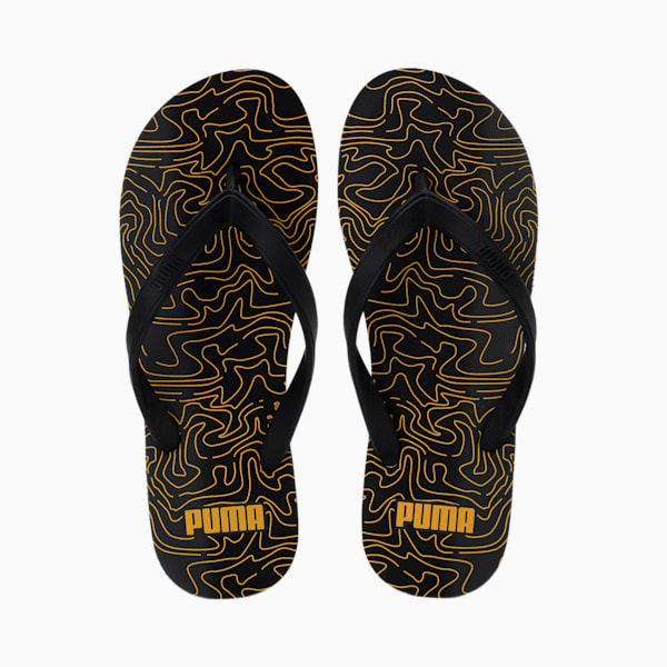 Sway V2 Men's Sandals, Puma Black-Dark Shadow-Spectra Yellow