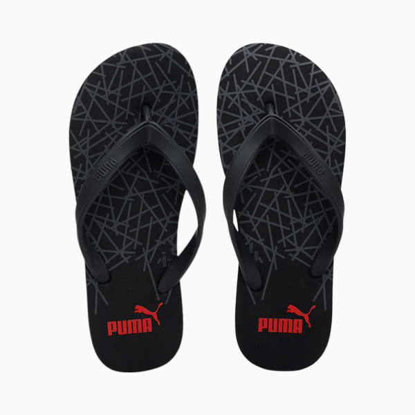 Jog V2 Unisex Shoes, Puma Black-Dark Shadow-High Risk Red, extralarge-IND