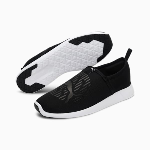 Shadow Slip-On Men's Sneakers, Puma Black-Puma White, extralarge-IND
