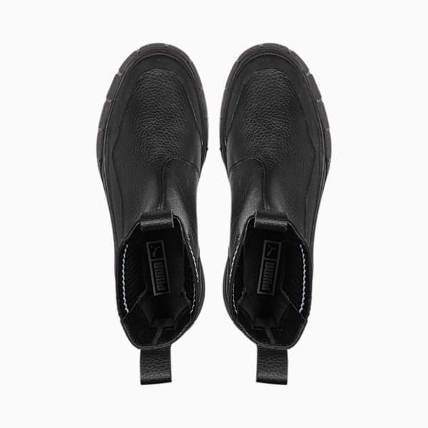 Mayze Stack Casual Chelsea Boot Women, Puma Black