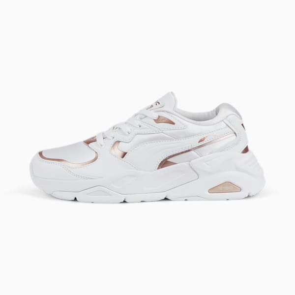 TRC MIRA Glam Woman's Sneakers, Puma White-Rose Gold