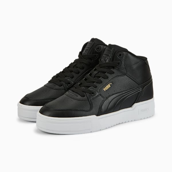 CA Pro Mid Sneakers, Puma Black-Puma White, extralarge